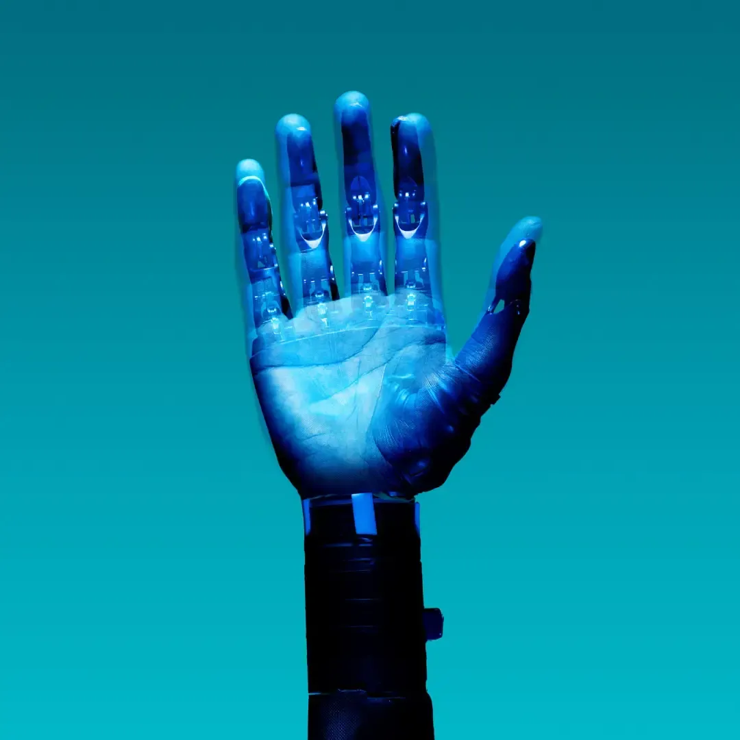 Nowoczesna, zautomatyzoana ręka robotyczna