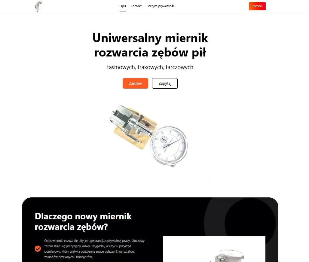 Odświeżona strona internetowa www.miernik-rozwarcia.xce.pl