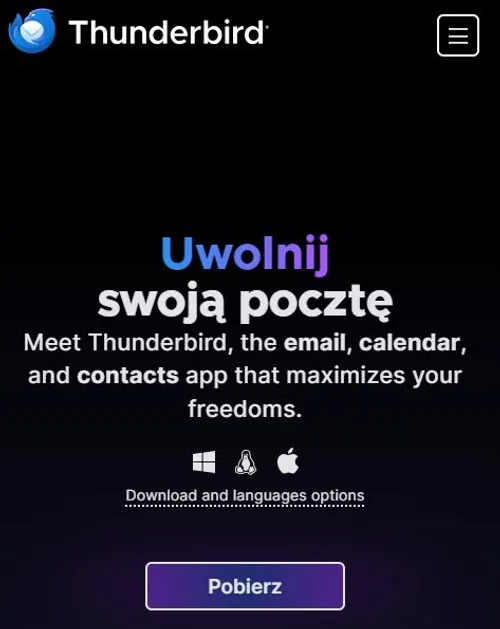 thunderbird uwalnia od chaosu