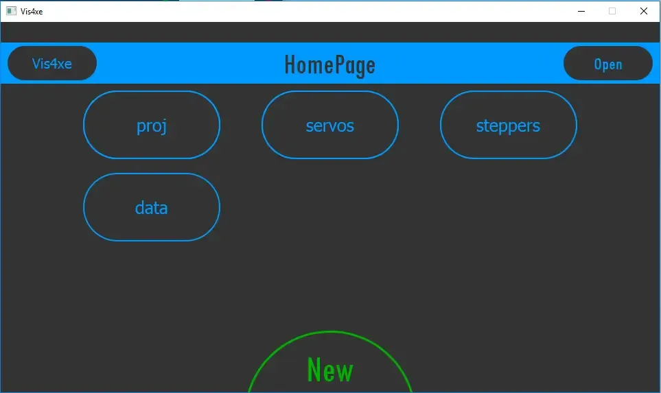Zarządzanie projektami wyświetlaczy w aplikacji vis4xe